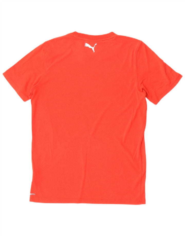 Puma Camiseta gráfica para hombre Top Small Red Poliéster