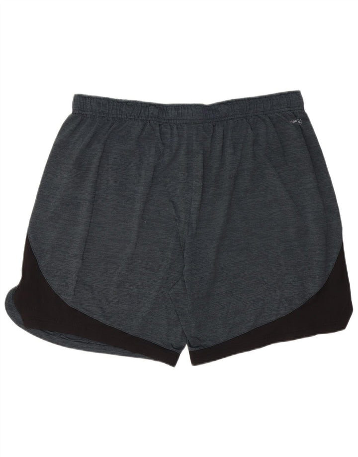 RUSSELL ATHLETIC Pantalones cortos deportivos para hombre XL Gris Colorblock Poliéster