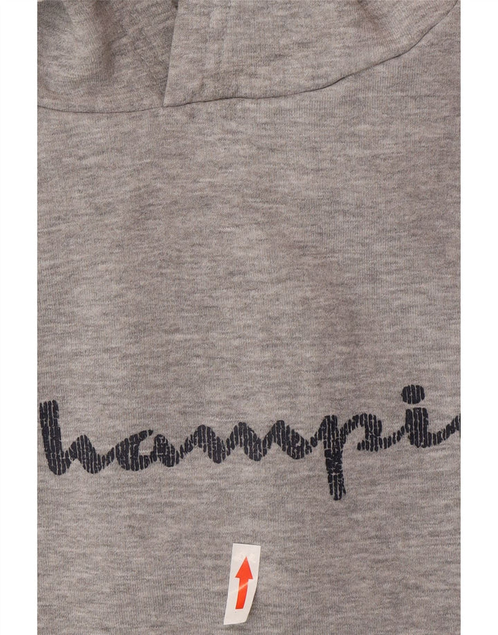 Champion Sudadera con capucha gráfica para hombre 2XL Gris