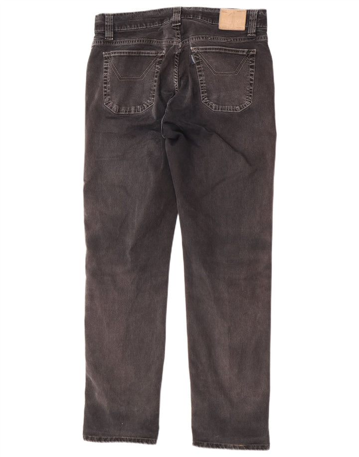 Jeckerson Vaqueros rectos para hombre W31 L30 Algodón gris