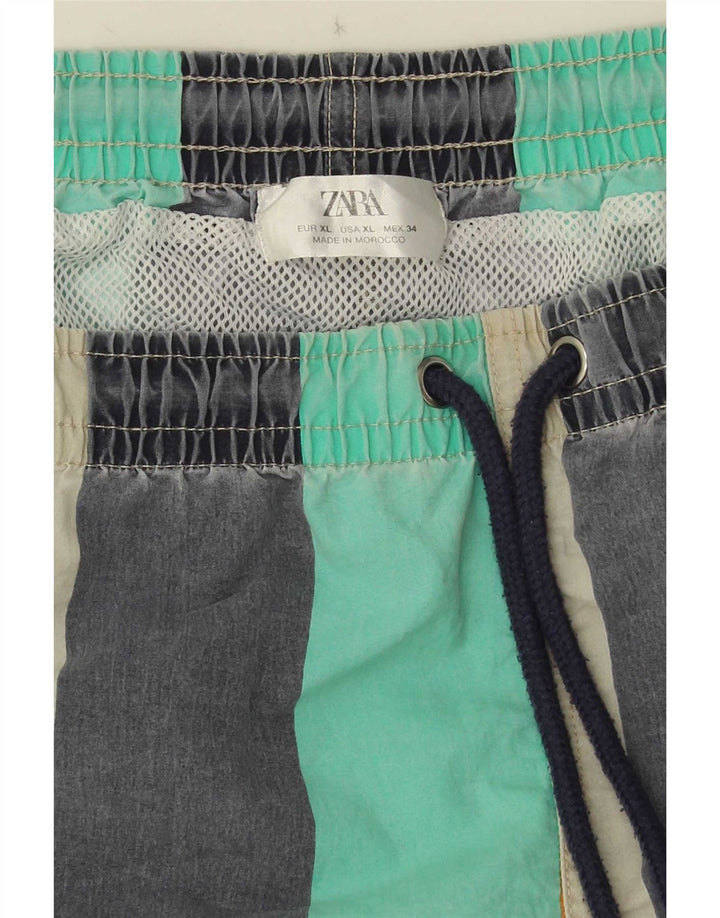 Zara Hombre Bañador Bañador XL Rayas Multicolor