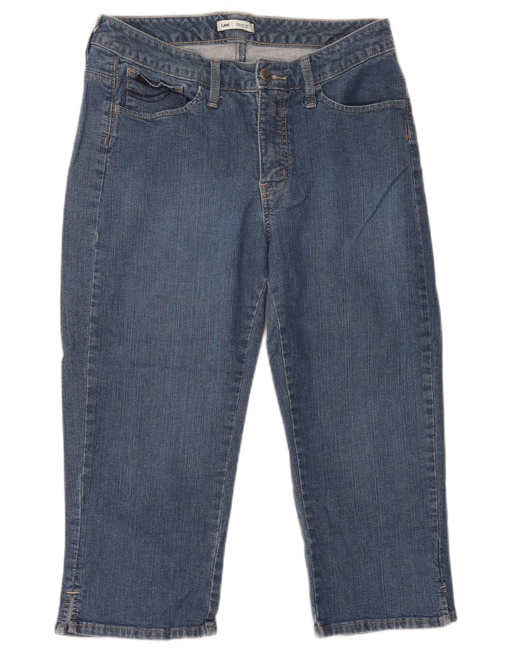 LEE Vaqueros Capri Mujer W30 L19 Azul