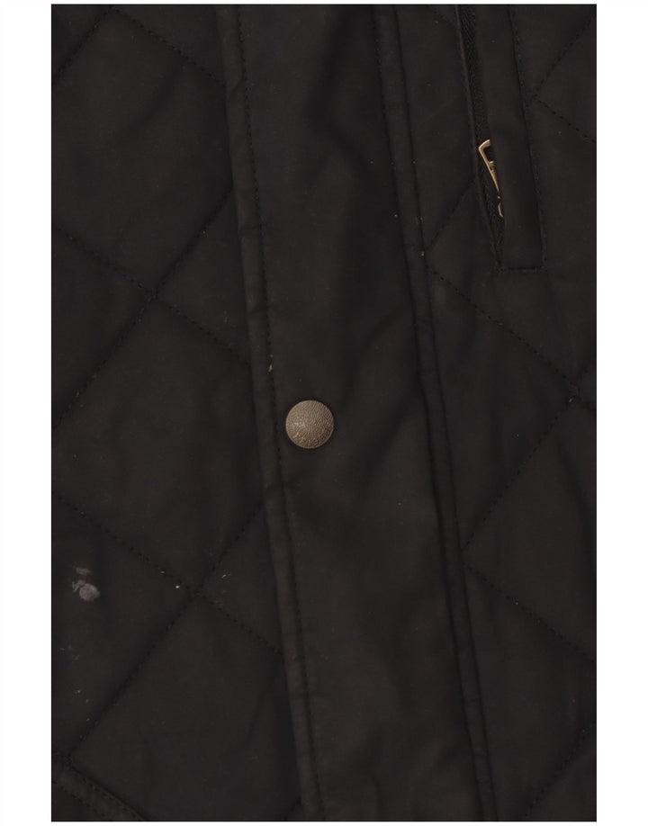 Chaleco acolchado para hombre Fat Face UK 42 XL Poliéster negro