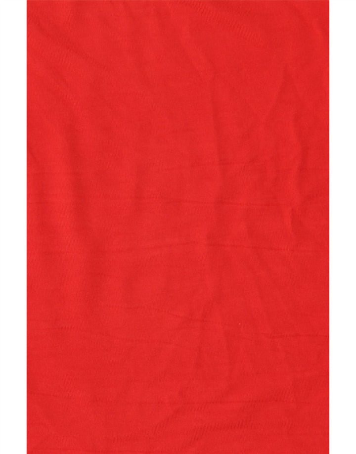 Ballantyne Polo para mujer UK 12 Viscosa roja mediana