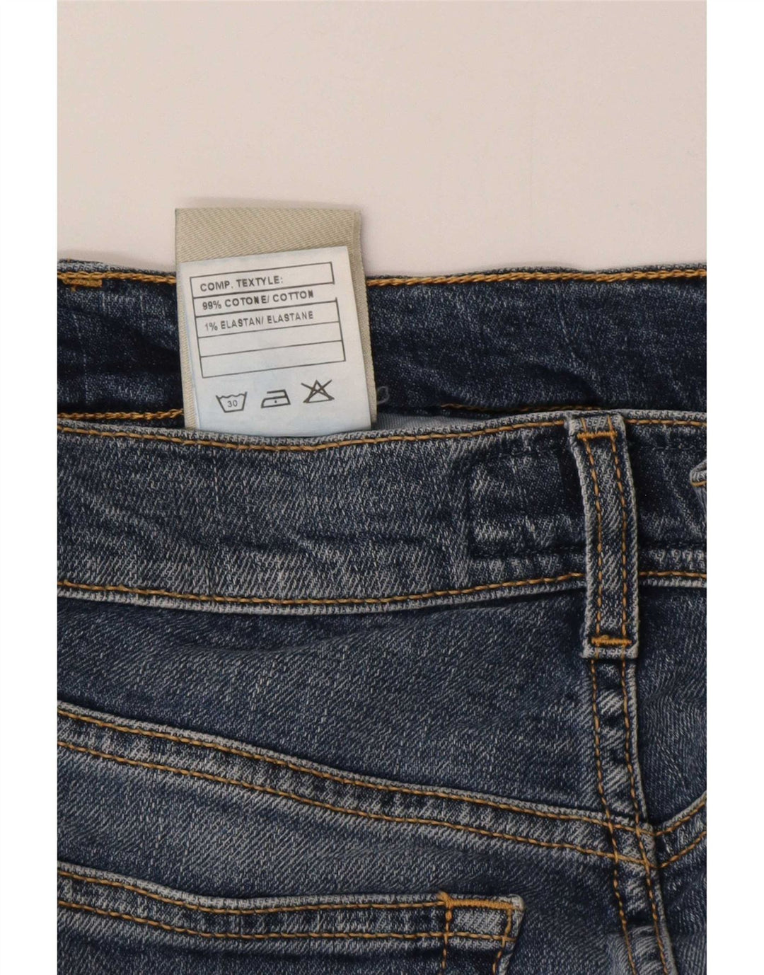 Roy Rogers Vaqueros rectos para hombre W34 L32 Algodón azul