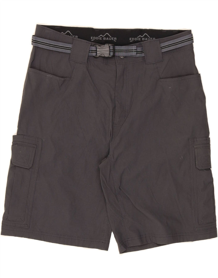 EDDIE BAUER Mens Cargo Shorts W36 Large Grey Nylon Vintage Eddie Bauer and Second-Hand Eddie Bauer from Messina Hembry 