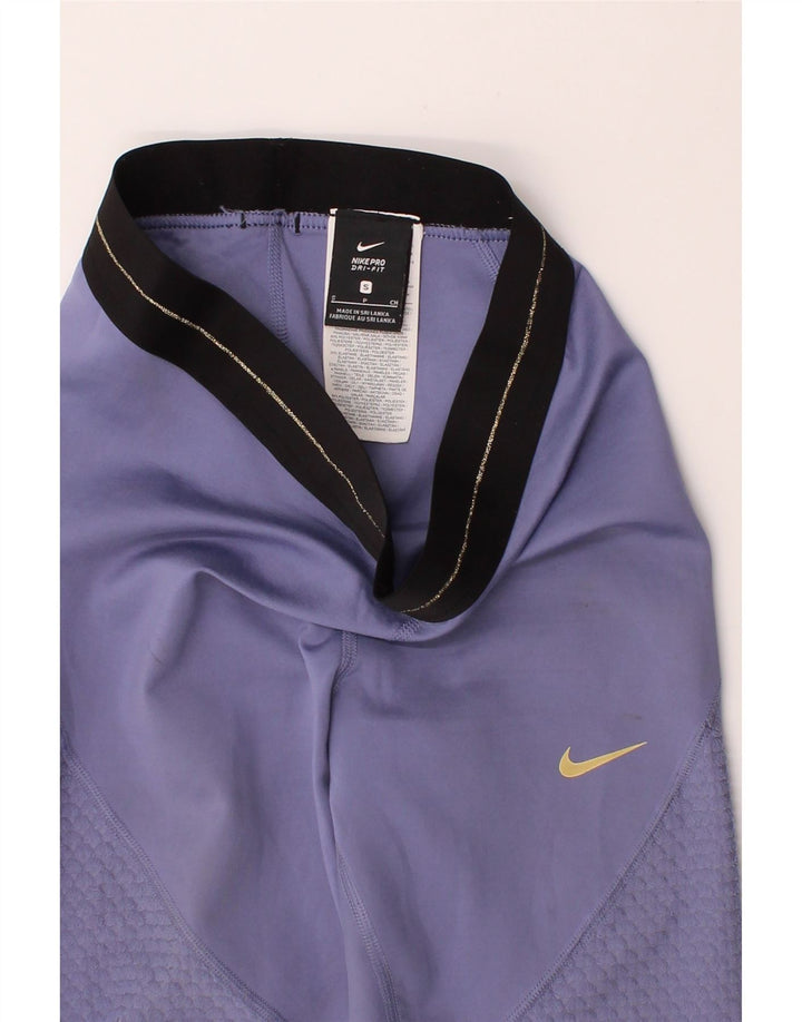 NIKE Womens Dri Fit Leggings UK 8 Small  Purple Polyester Vintage Nike and Second-Hand Nike from Messina Hembry 
