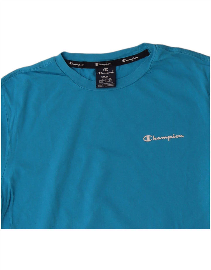 Champion Camiseta Hombre Top Small Azul Algodón