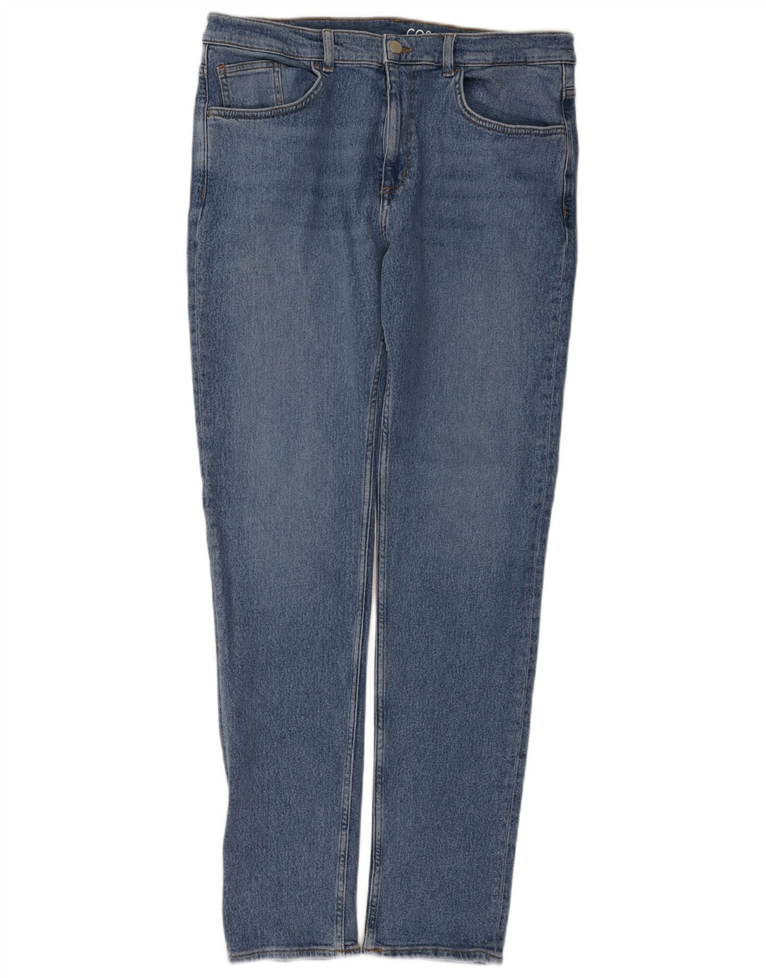 Cos Jeans ajustados de talle medio para hombre W36 L34 Algodón azul
