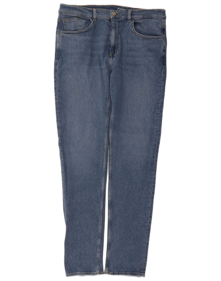 Cos Jeans ajustados de talle medio para hombre W36 L34 Algodón azul