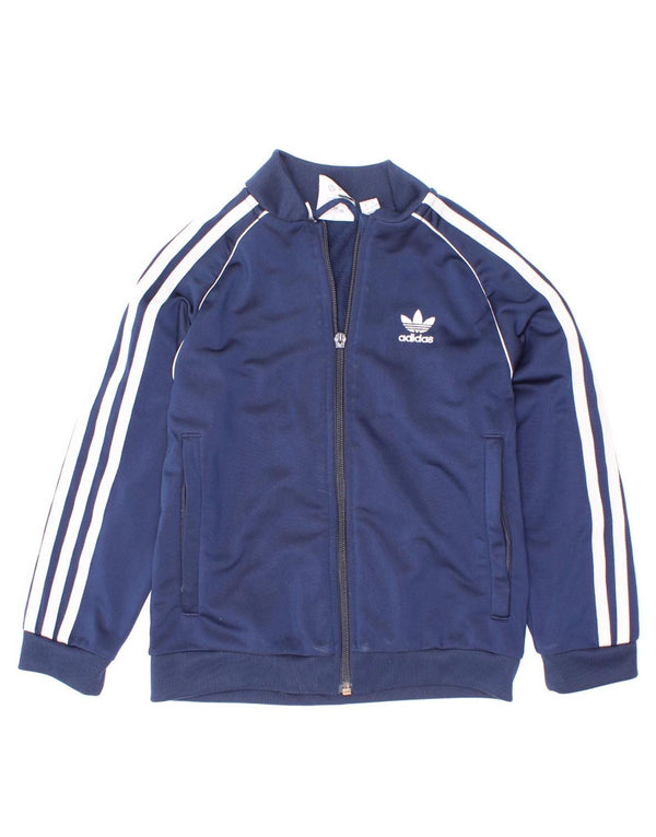 Adidas Chaqueta Chándal Niño 6-7 Años Azul Marino Poliéster