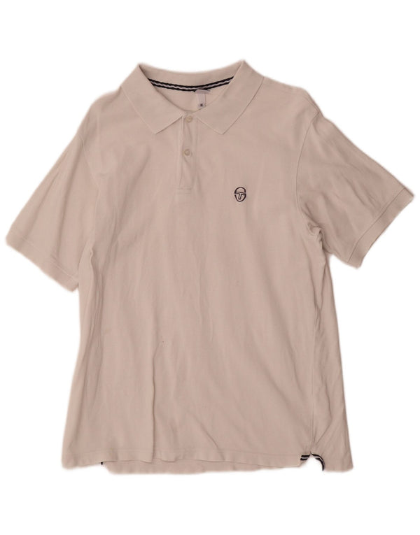 Sergio Tacchini Polo Hombre XL Blanco Algodón