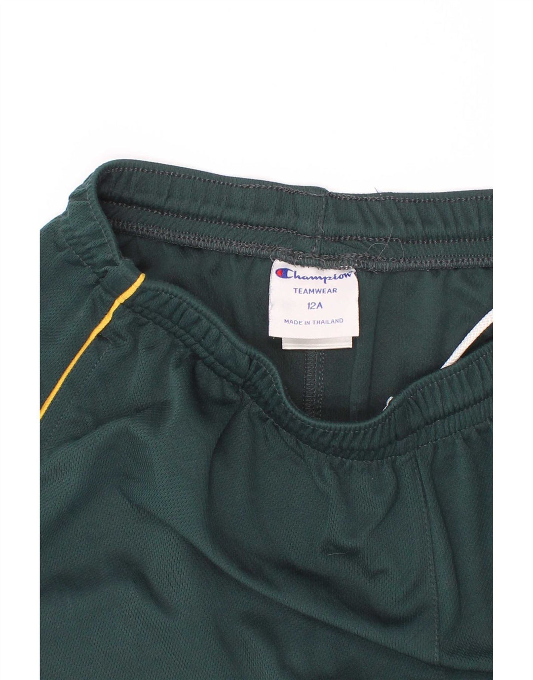 Champion Shorts deportivos para niño 11-12 años Verde Poliéster