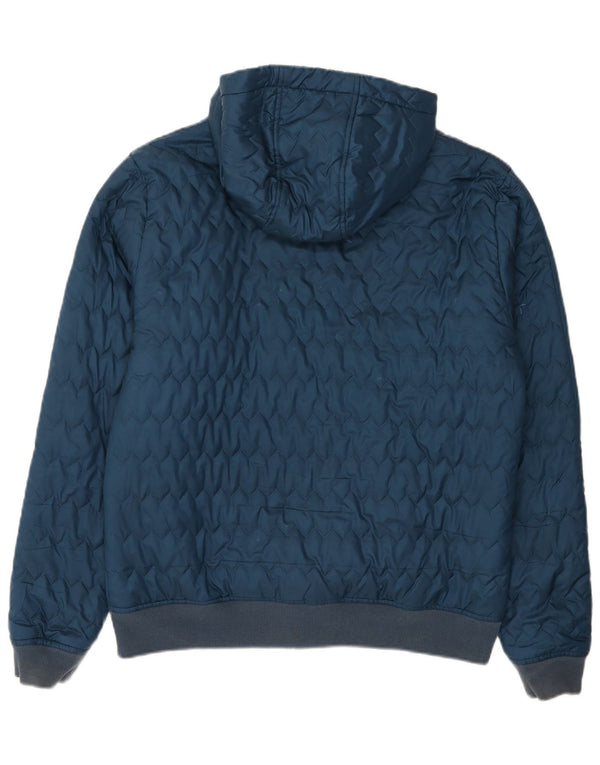 Puma Chaqueta acolchada con capucha para hombre UK 40 Large Azul marino