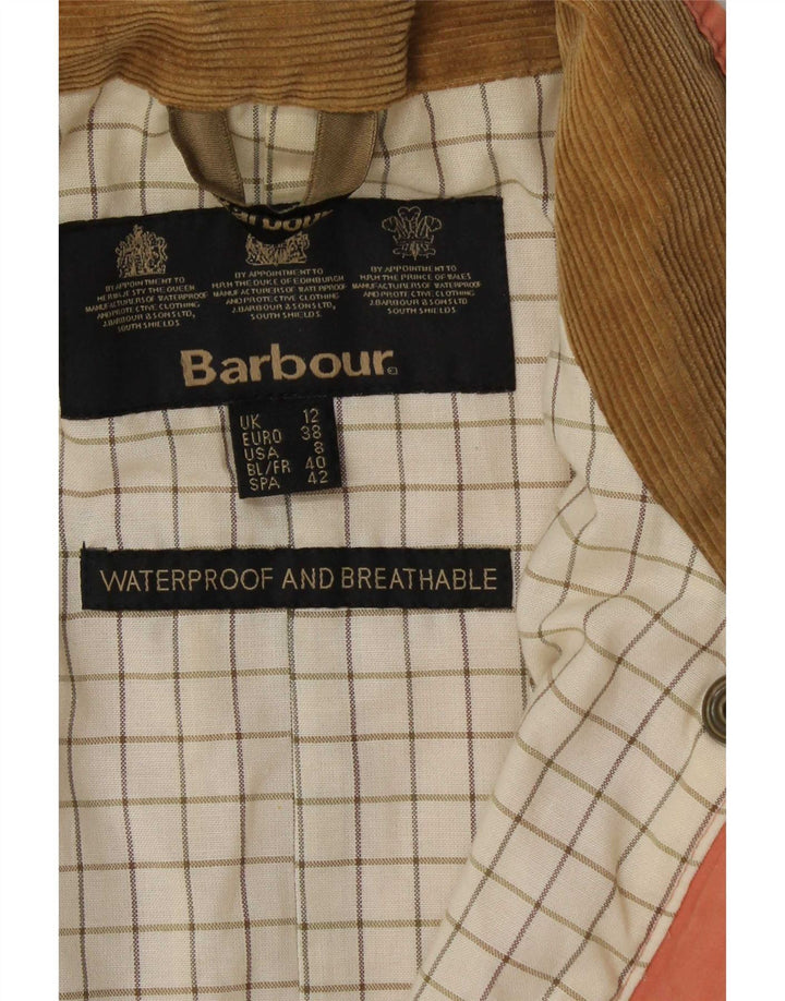 Barbour Chaqueta de algodón encerado para mujer Reino Unido 42 Rosa mediano