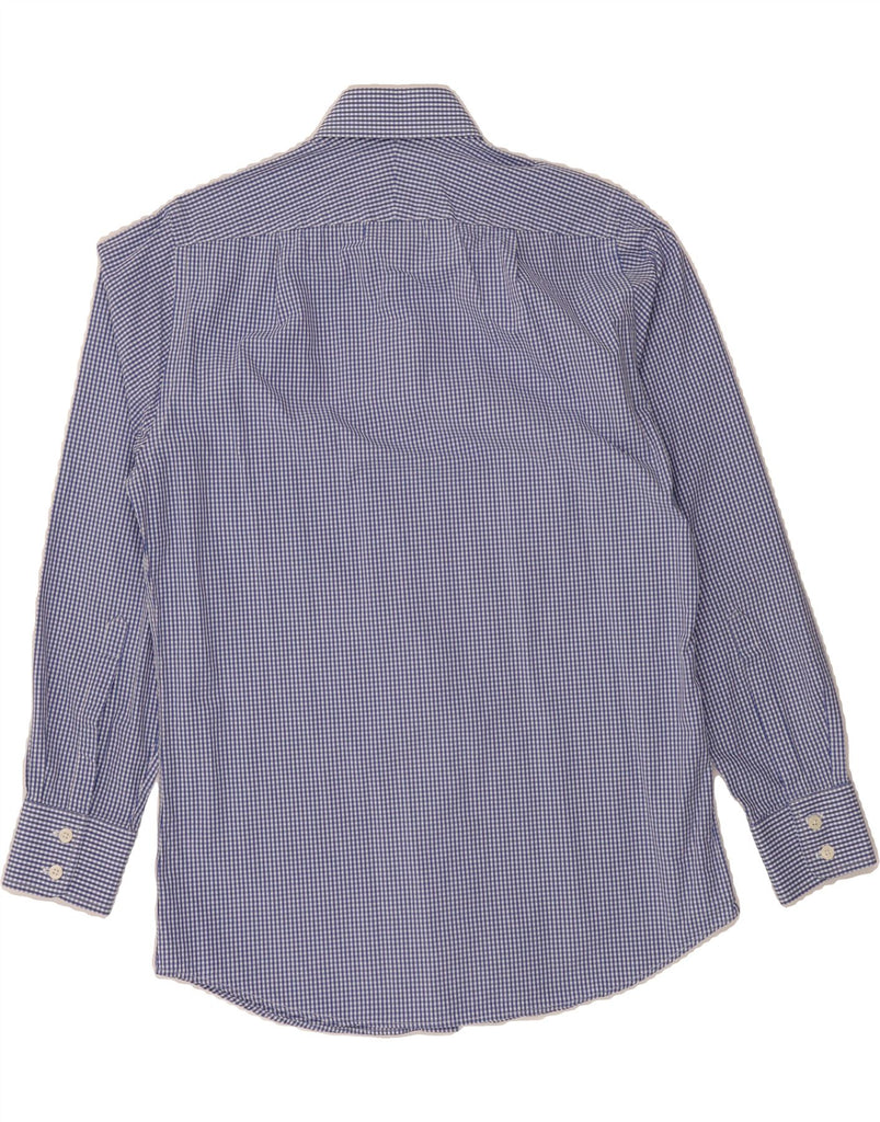 CHARLES TYRWHITT Mens Slim Fit Shirt Size 15 38 Medium Blue Gingham Cotton Vintage Charles Tyrwhitt and Second-Hand Charles Tyrwhitt from Messina Hembry 