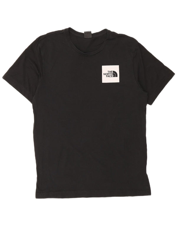 The North Face Camiseta gráfica para hombre Top Medium Black Cotton