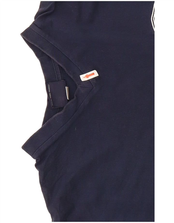 Camiseta Umbro Hombre Top Medium Azul Marino Algodón