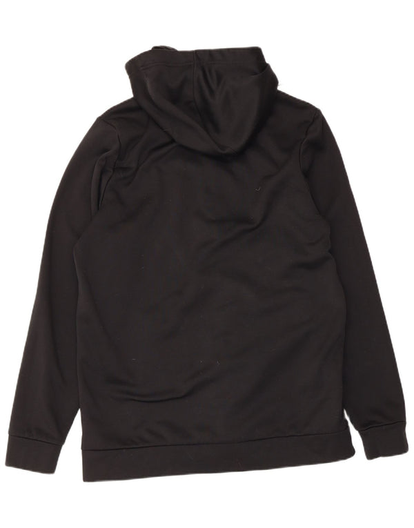 Nike Hombre Therma-Fit Zip Sudadera con capucha Suéter Mediano Negro Poliéster