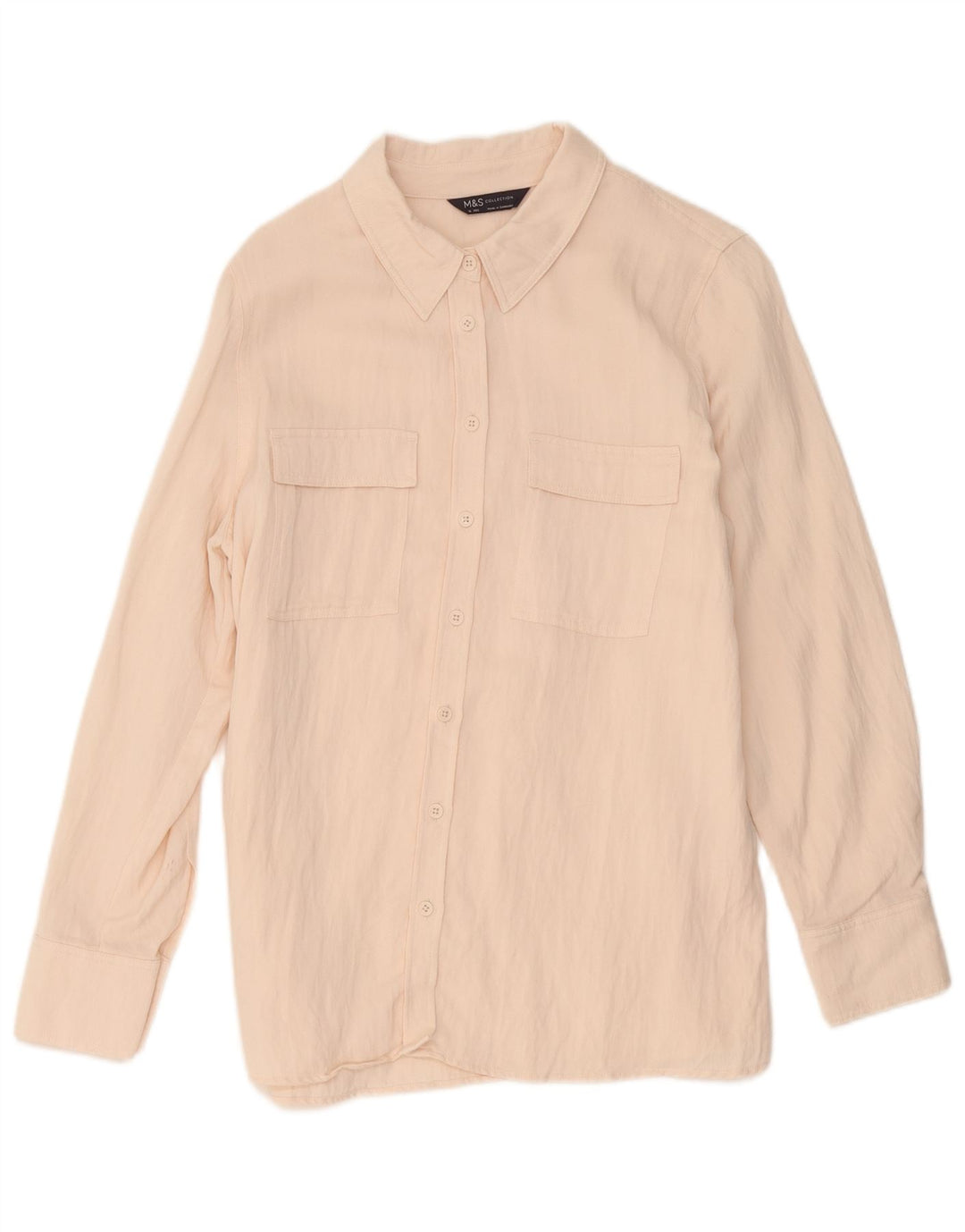 Camisa Marks & Spencer para mujer UK 46 Large Pink Lyocell