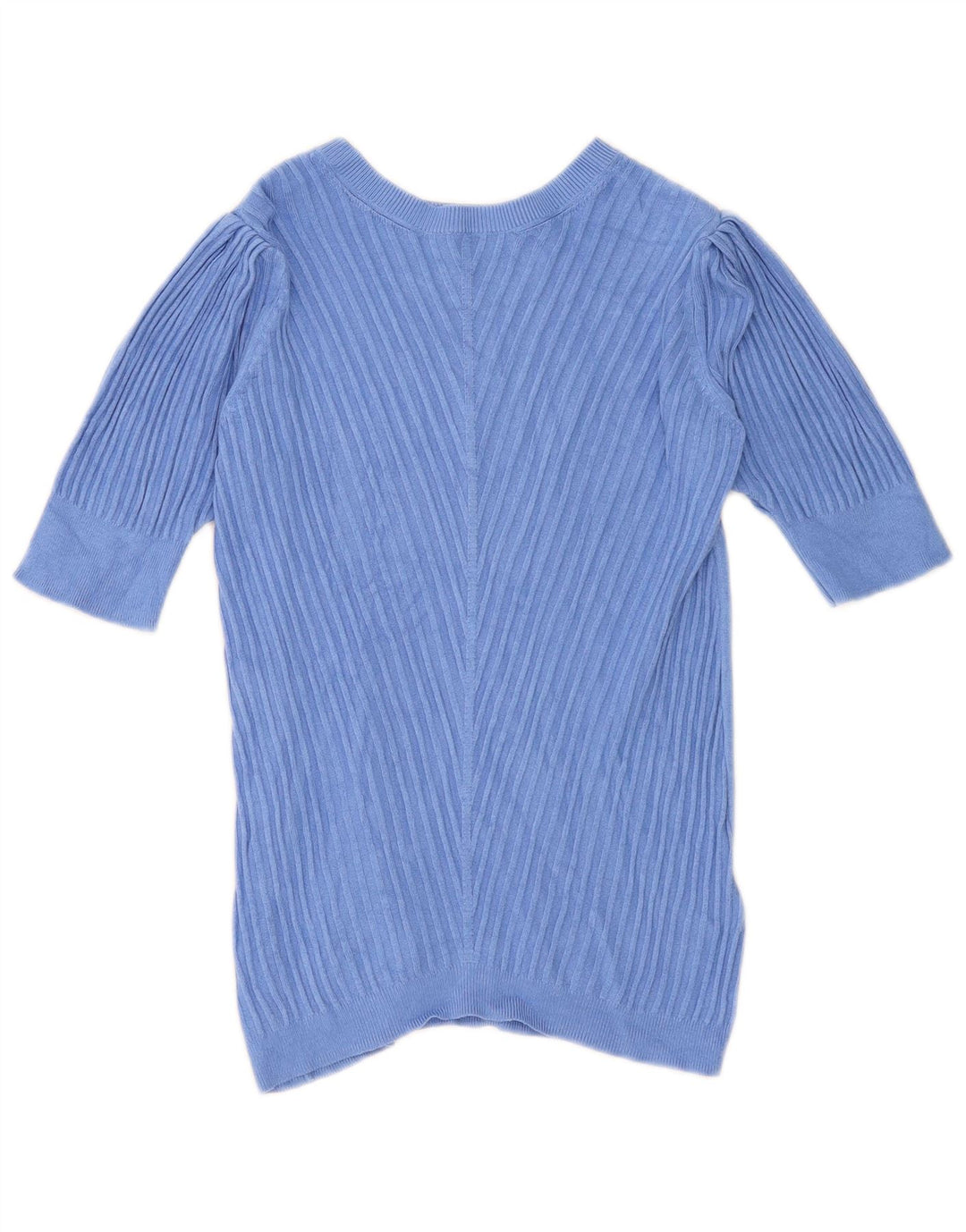 Marks & Spencer Suéter con Cuello Barco para Mujer UK 8 Small Azul