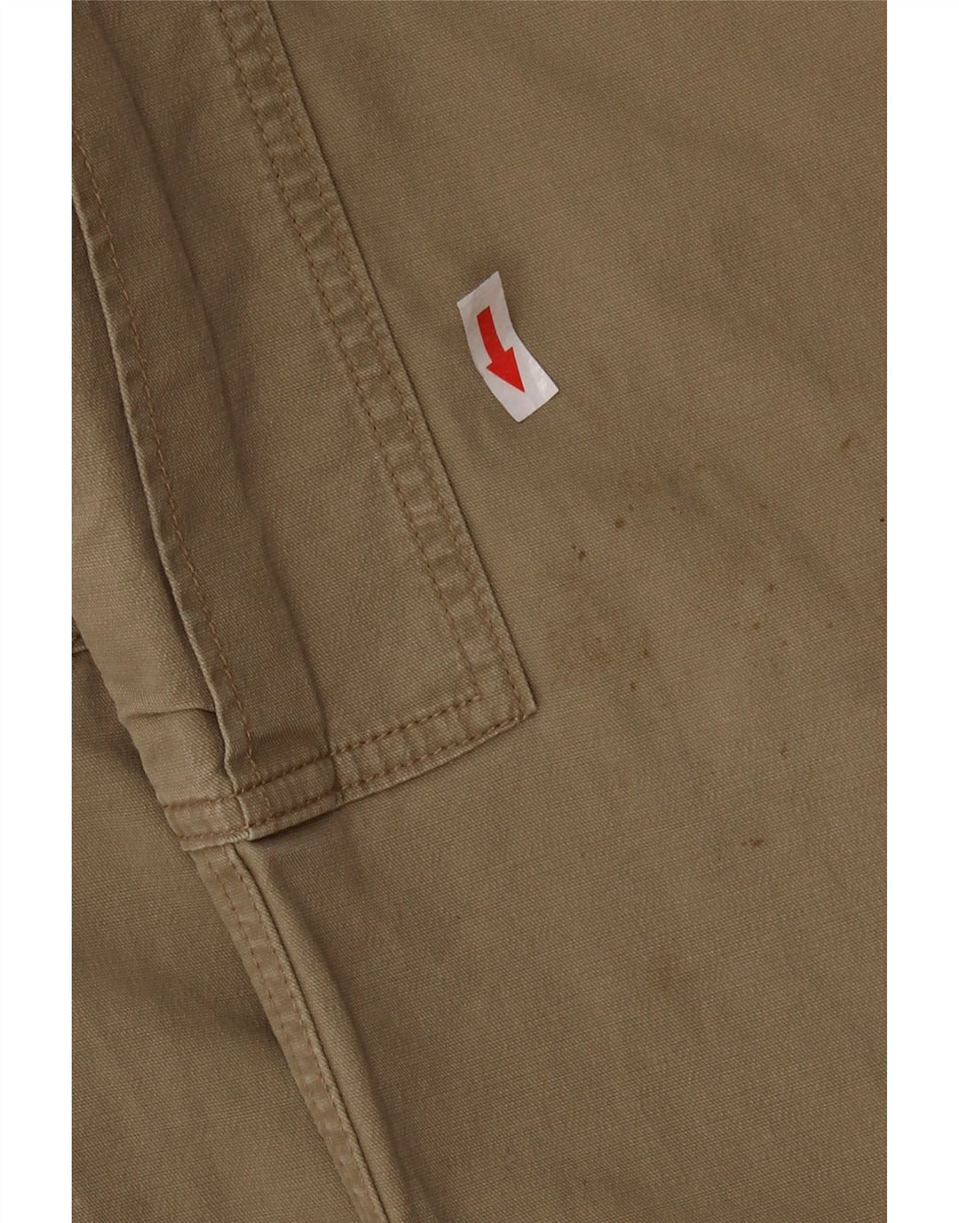 SUPERDRY Pantalón cargo ajustado para hombre W32 L32 Algodón beige