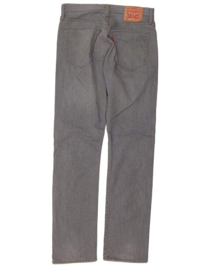 Levi's Vaqueros rectos 504 para hombre W31 L34 Algodón gris