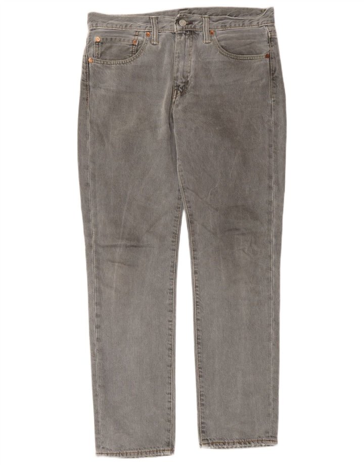 Levi's Hombre 511 Slim Tapered Jeans W32 L30 Algodón Gris