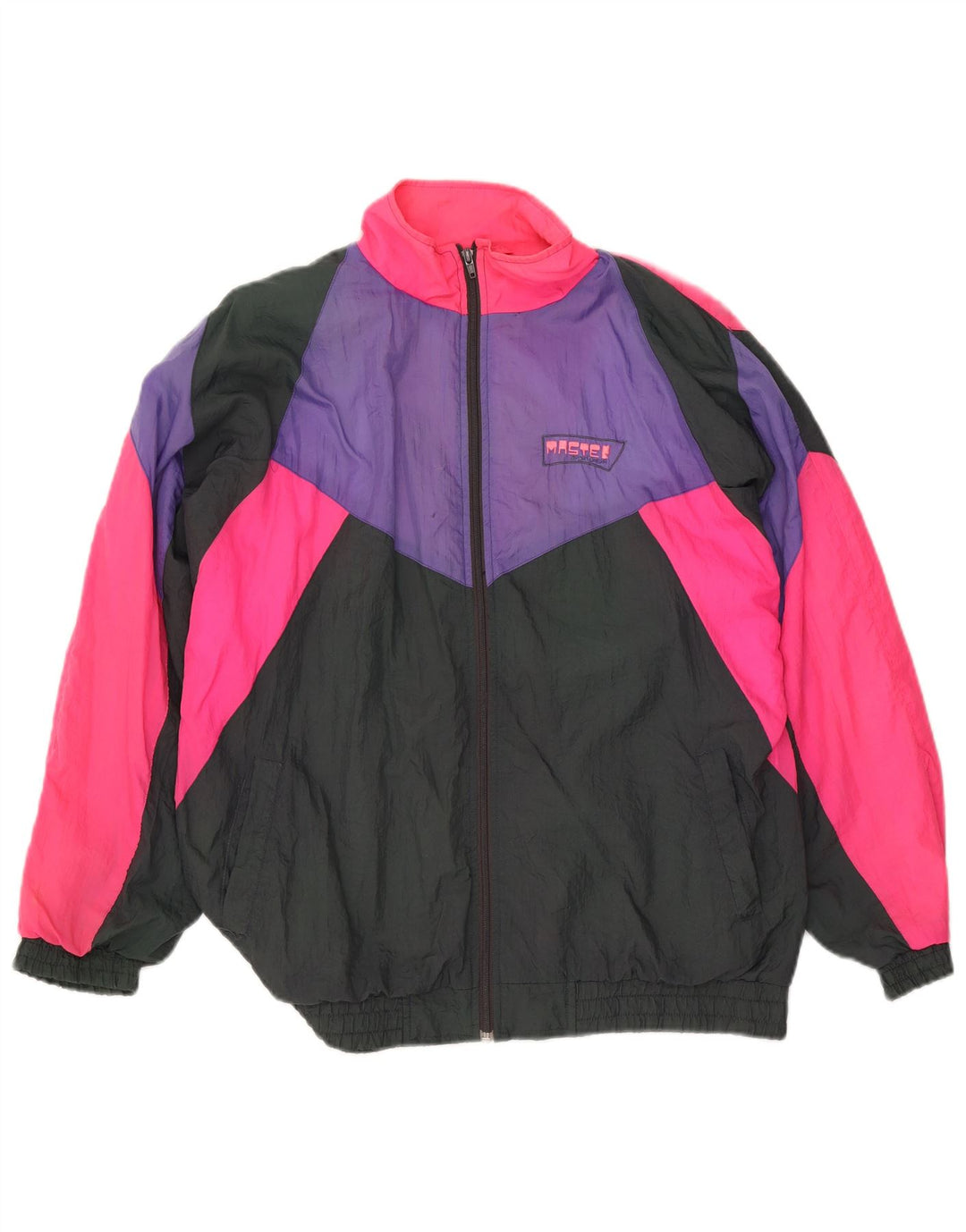 Master Chaqueta De Chándal Para Hombre Mediana Poliamida Color Block Multicolor