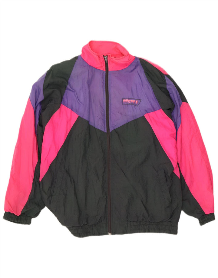 Master Chaqueta De Chándal Para Hombre Mediana Poliamida Color Block Multicolor