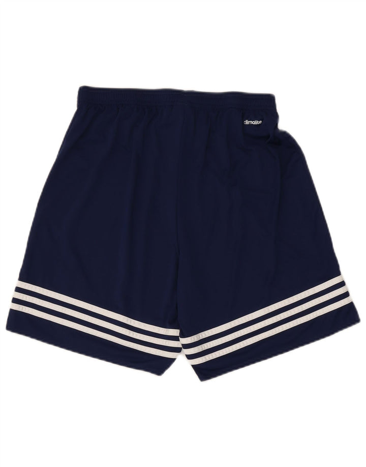 Adidas Mens Climalite Sport Shorts Medio Azul Marino Poliéster