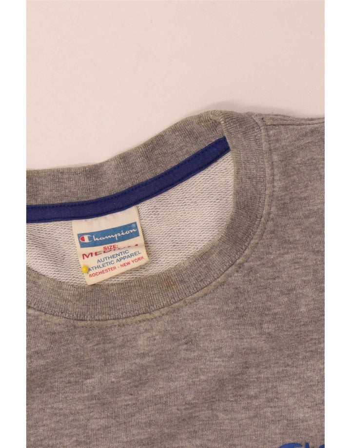 Champion Sudadera Jumper Gris Medio De Algodón Moteado