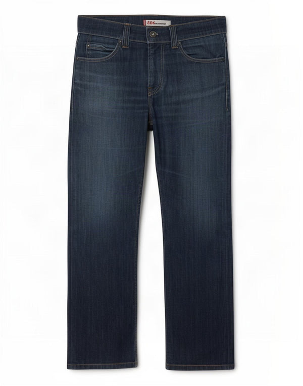 Levi's Vaqueros rectos de corte estándar 506 para hombre W30 L30 Azul marino