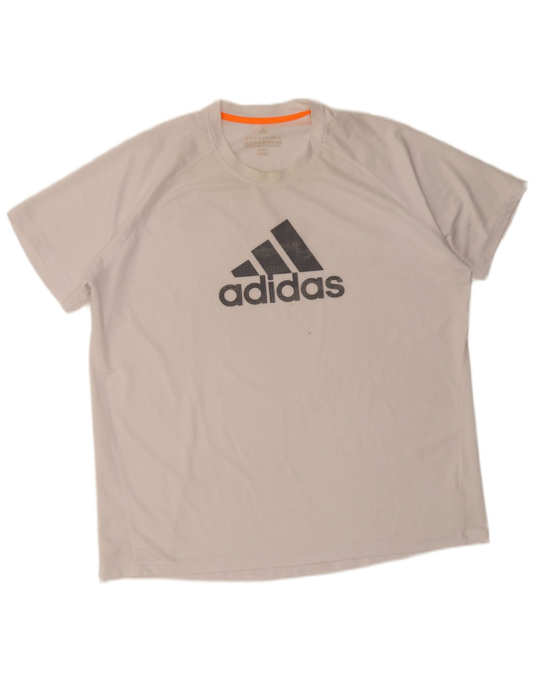 Adidas Camiseta gráfica para hombre Top 2XL Blanco
