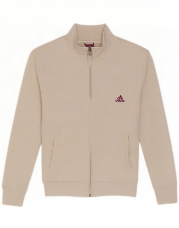 Adidas - Chaqueta de chándal para mujer, talla 40, color blanco mediano