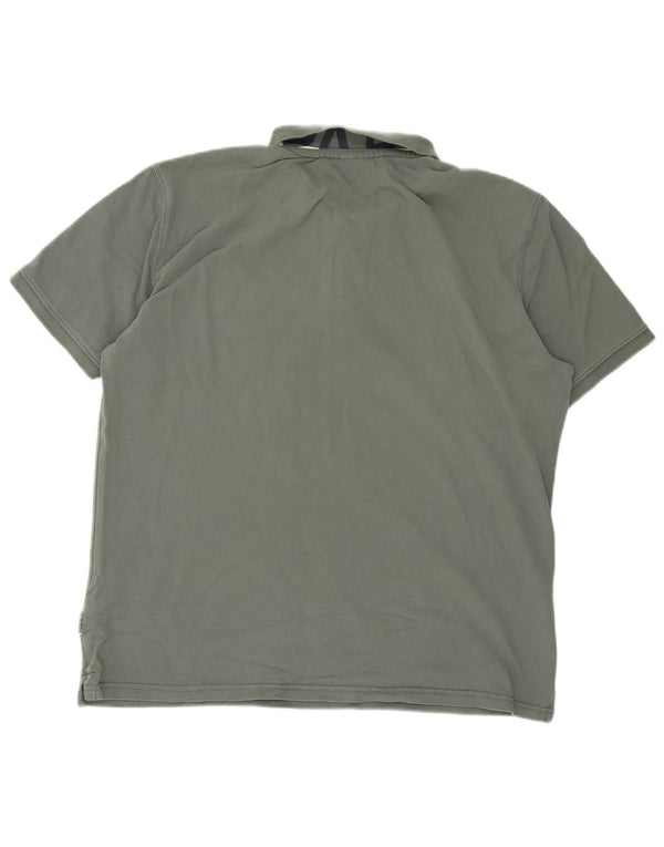 Napapijri Polo gráfico para hombre 2XL Algodón verde