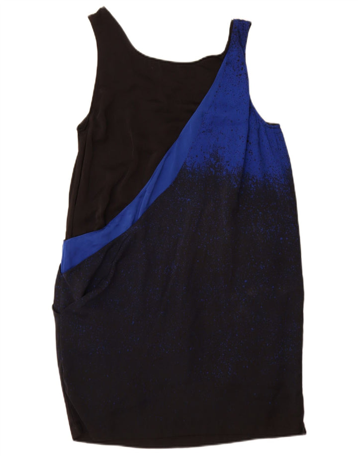 Guess Vestido recto sin mangas para mujer UK 6 XS Poliéster negro