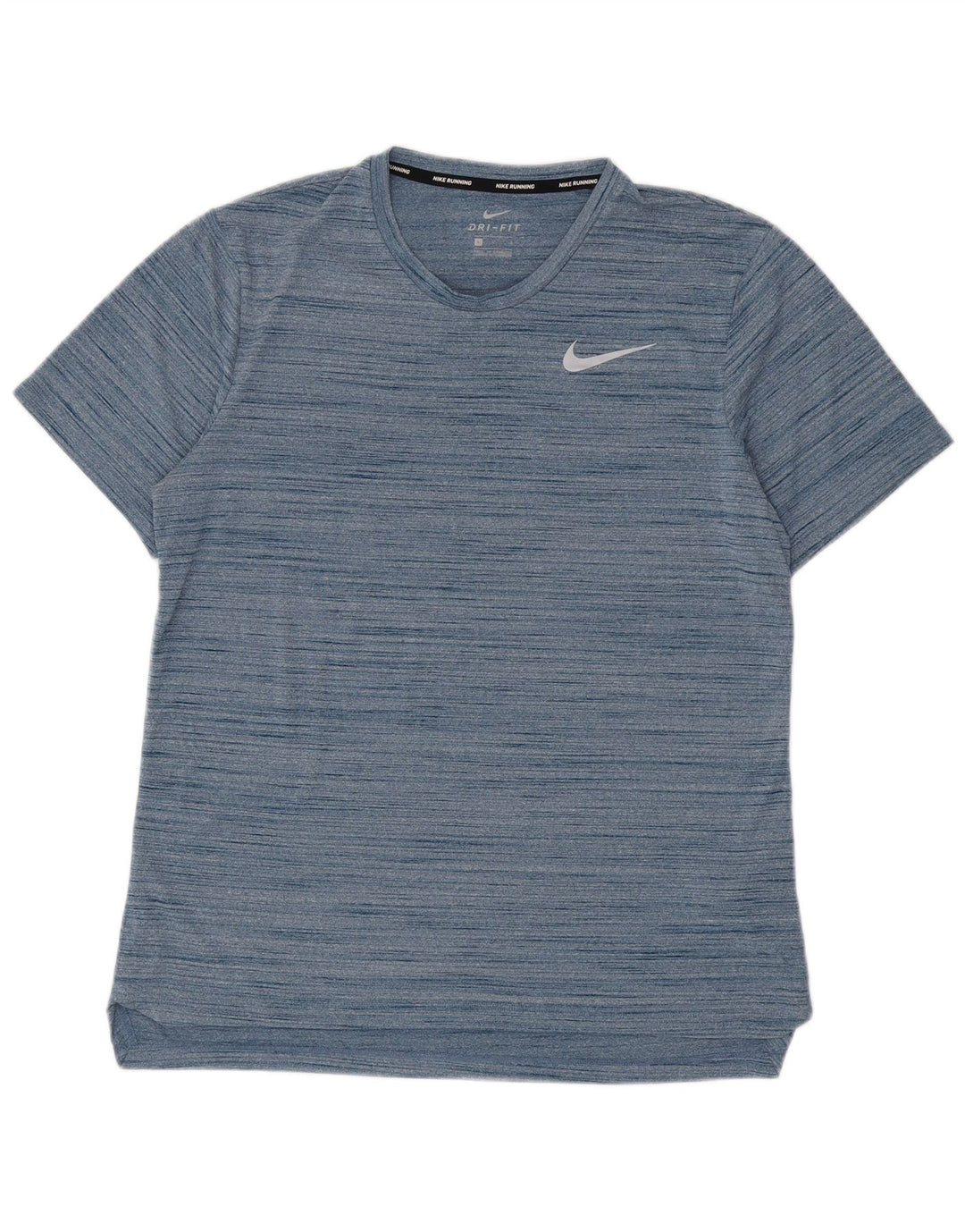 Camiseta Nike Dri Fit para hombre Top grande de poliéster moteado azul