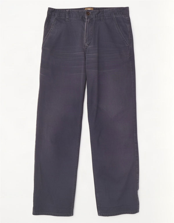 Timberland Pantalón chino recto para hombre W34 L31 Algodón azul marino