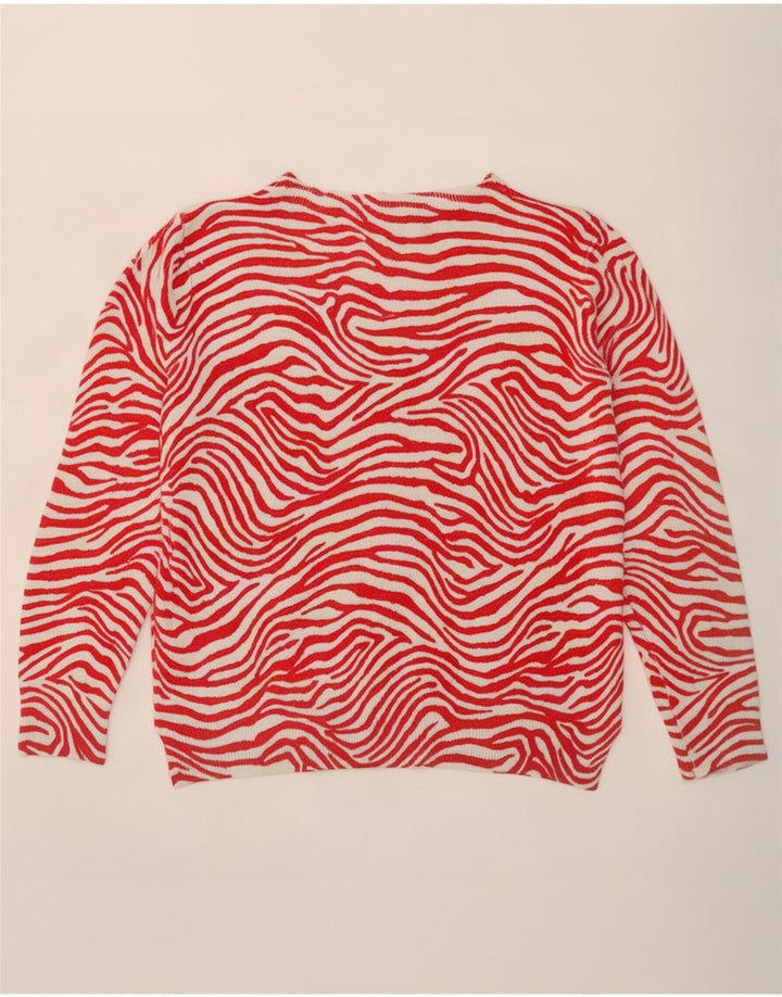 Marks & Spencer - Jersey de cuello redondo para mujer, talla 40, color rojo medio