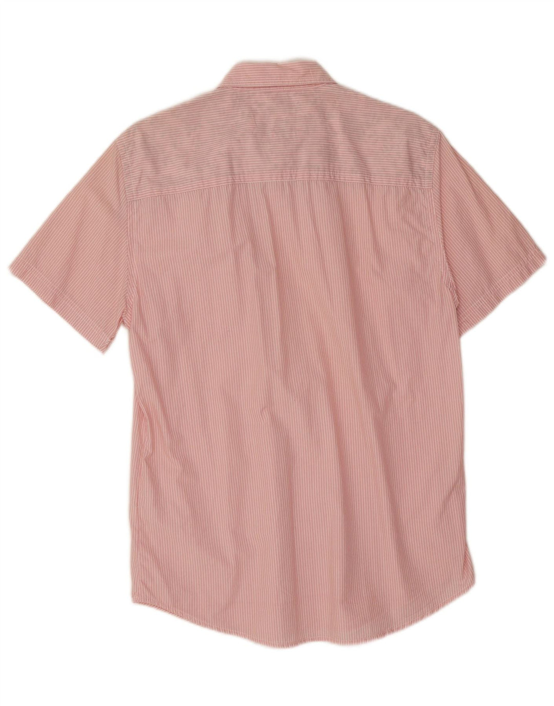 Guess Camisa De Manga Corta De Algodón A Rayas Rosa Grande Hombre