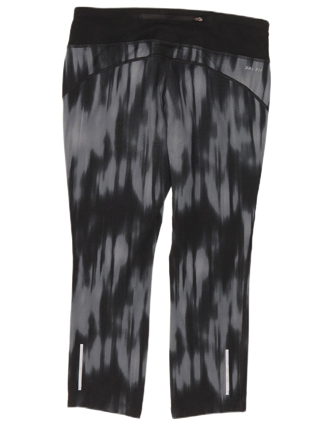 Nike - Leggings capri Dri Fit para mujer, talla 40, poliéster teñido anudado, color azul medio