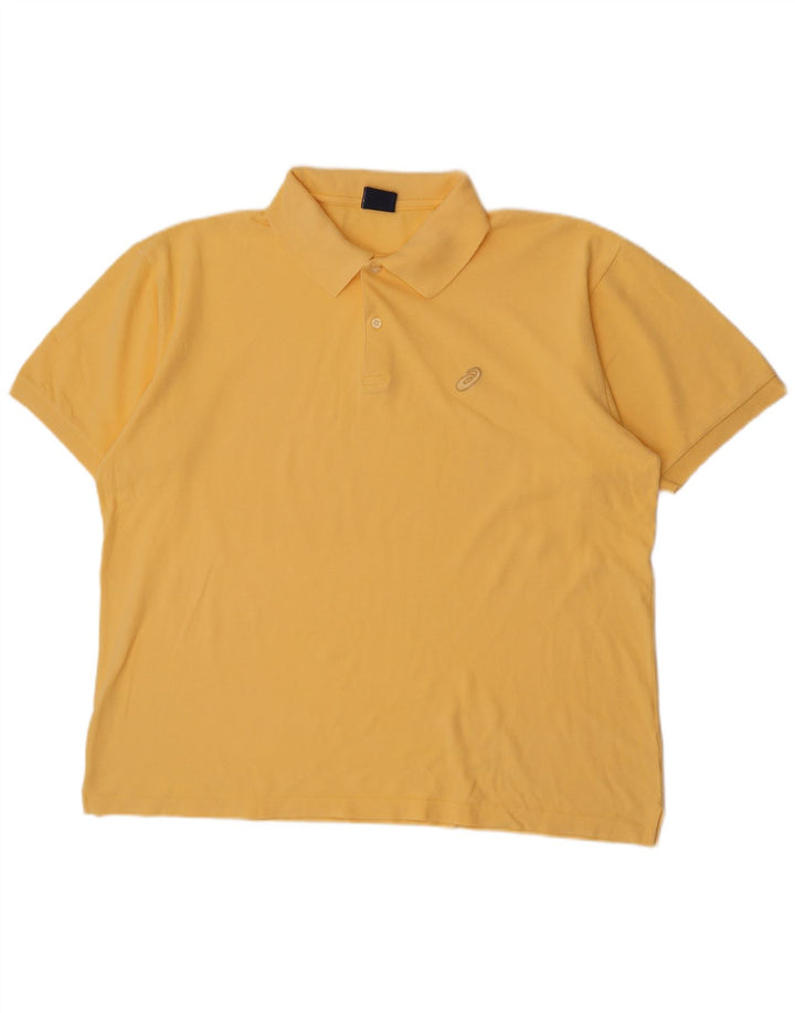 Polo Asics Hombre 2XL Algodón Amarillo
