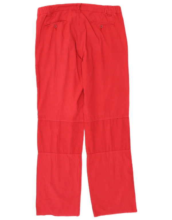 North Sails Pantalón chino recto para hombre IT 52 XL W36 L33 Algodón rojo