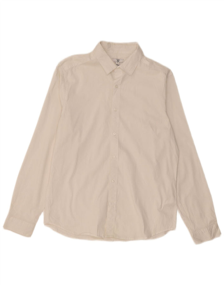 Camisa Hombre M&Co Algodón Blanco Mediano