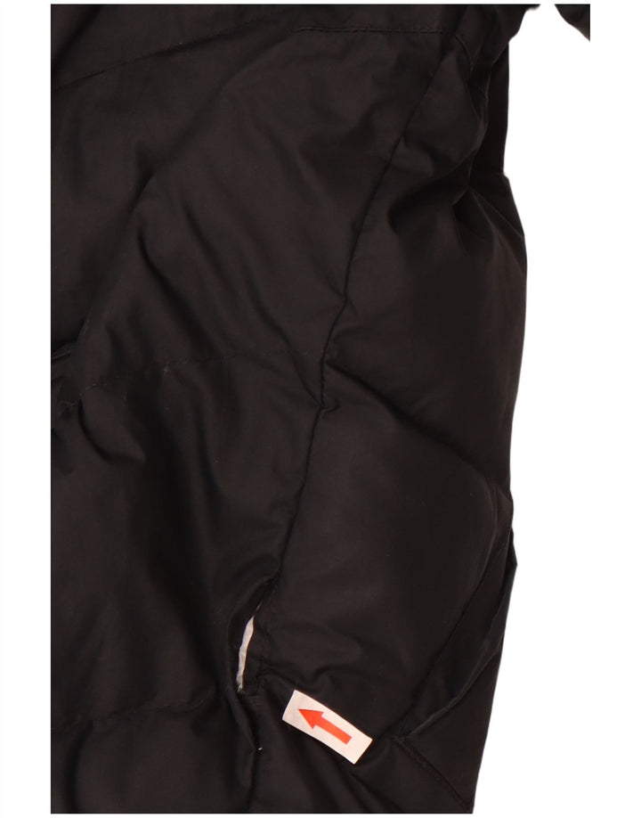 Nike Chaqueta acolchada con capucha para niños 12-13 años Grande Poliéster negro