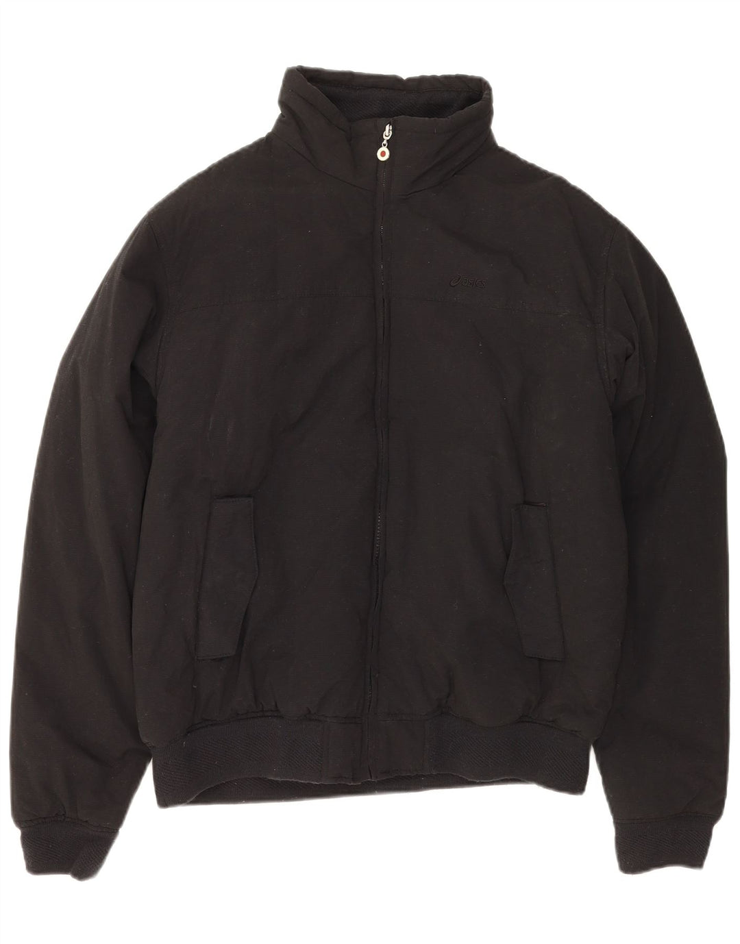 ASICS Chaqueta cortavientos para hombre Reino Unido 40 Grande Algodón negro