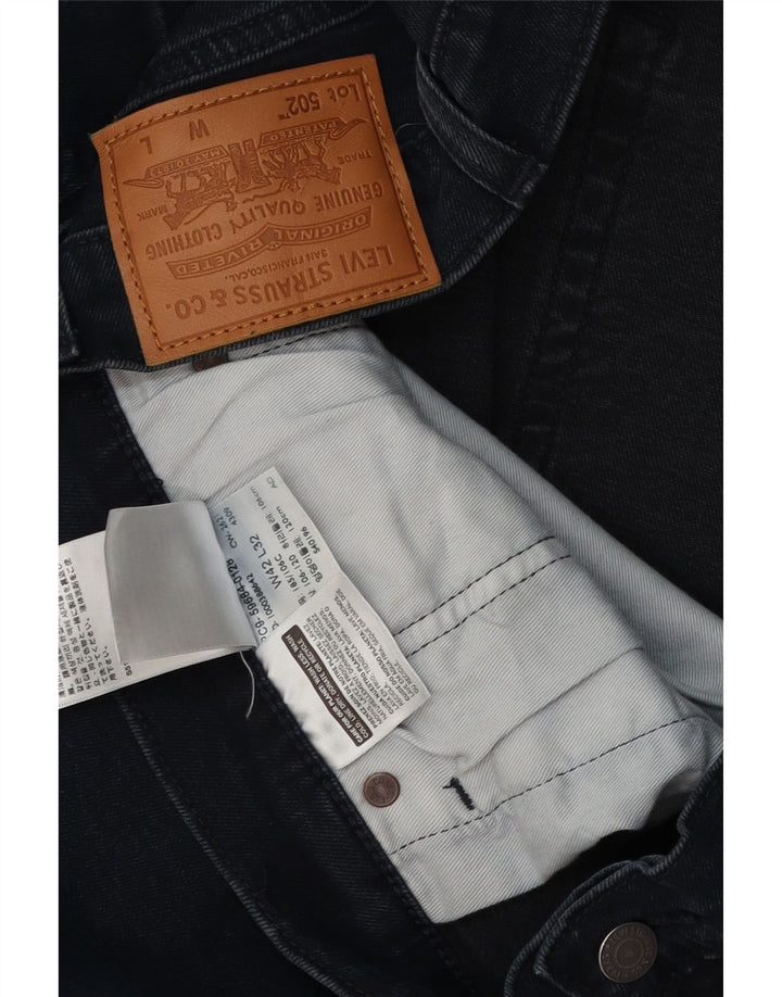 Vaqueros Levi's 502 Regular Tapered para hombre W42 L32 Algodón azul marino