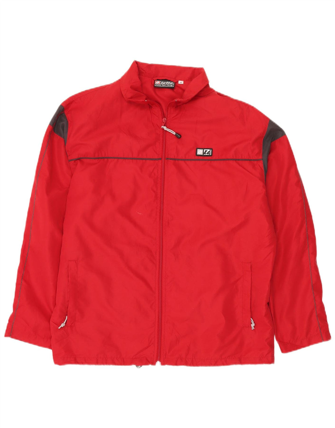 LOTTO Chaqueta de chándal para hombre Poliéster color block rojo medio