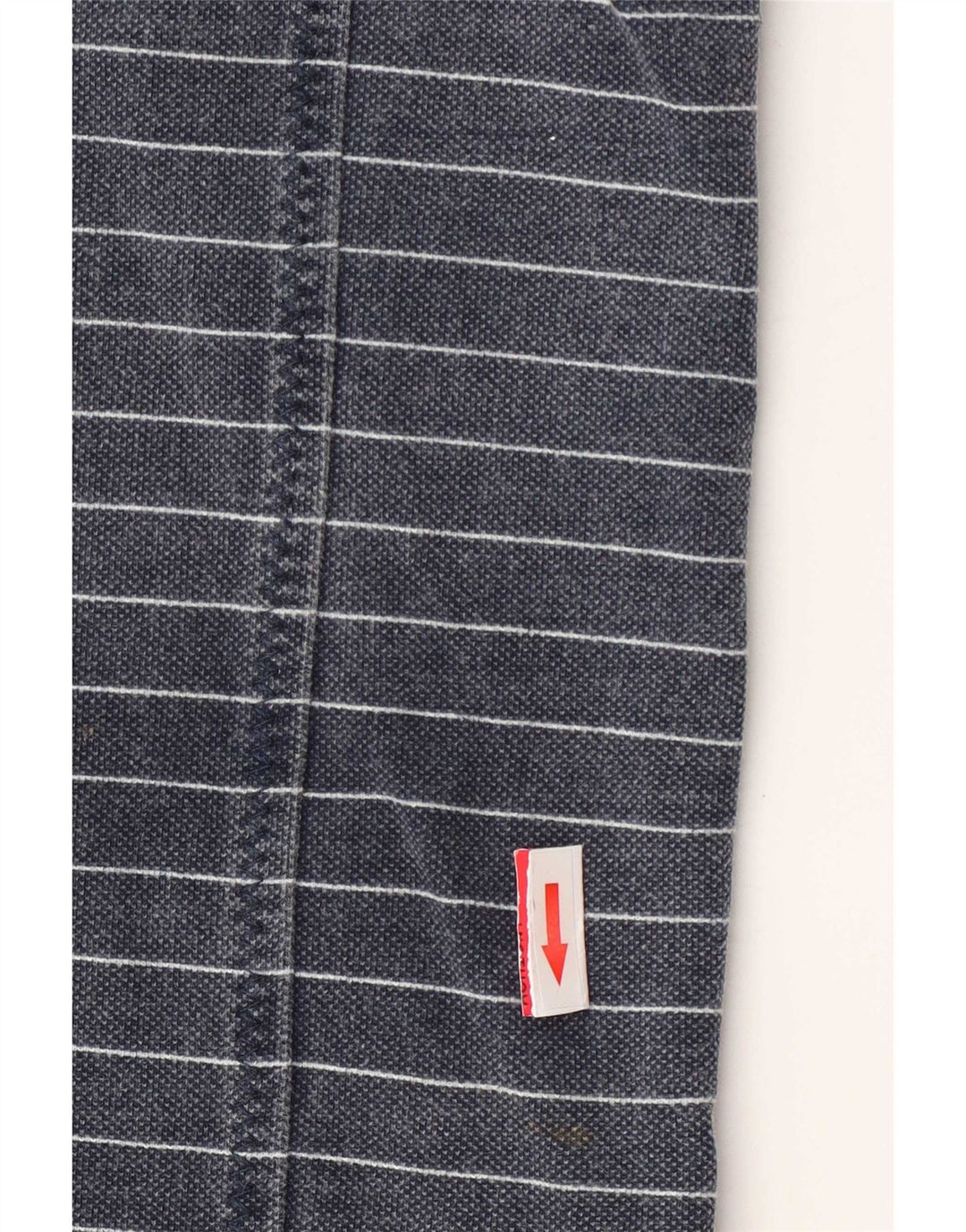 Sudadera con capucha y cuello con cremallera para hombre de Fat Face, jersey de algodón a rayas en azul marino mediano